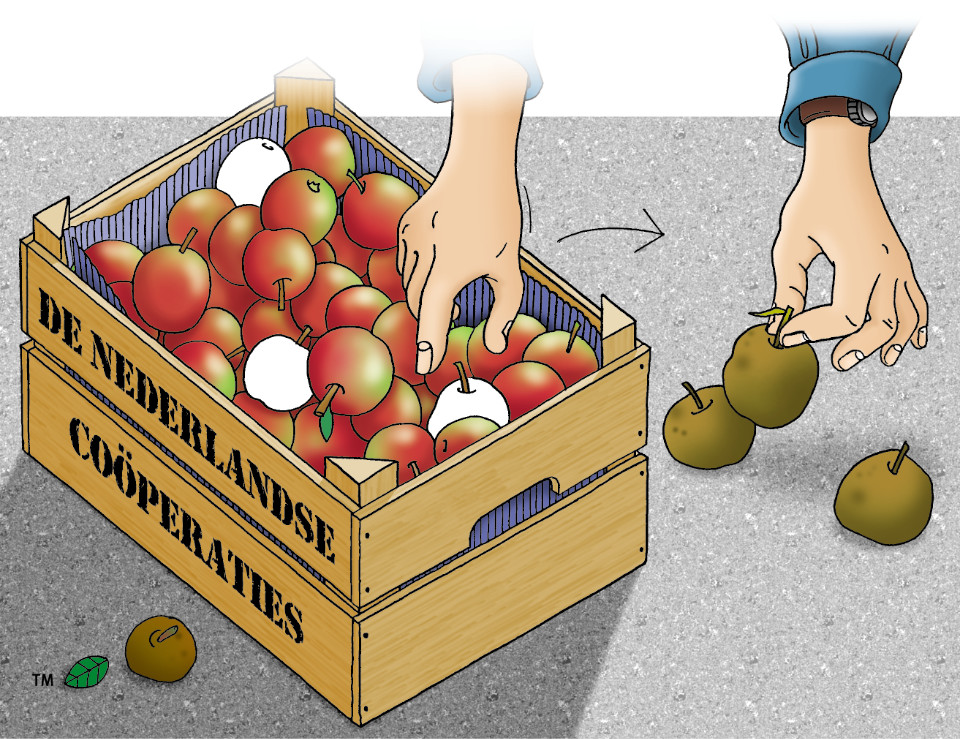 Weg met de rotte appels.
